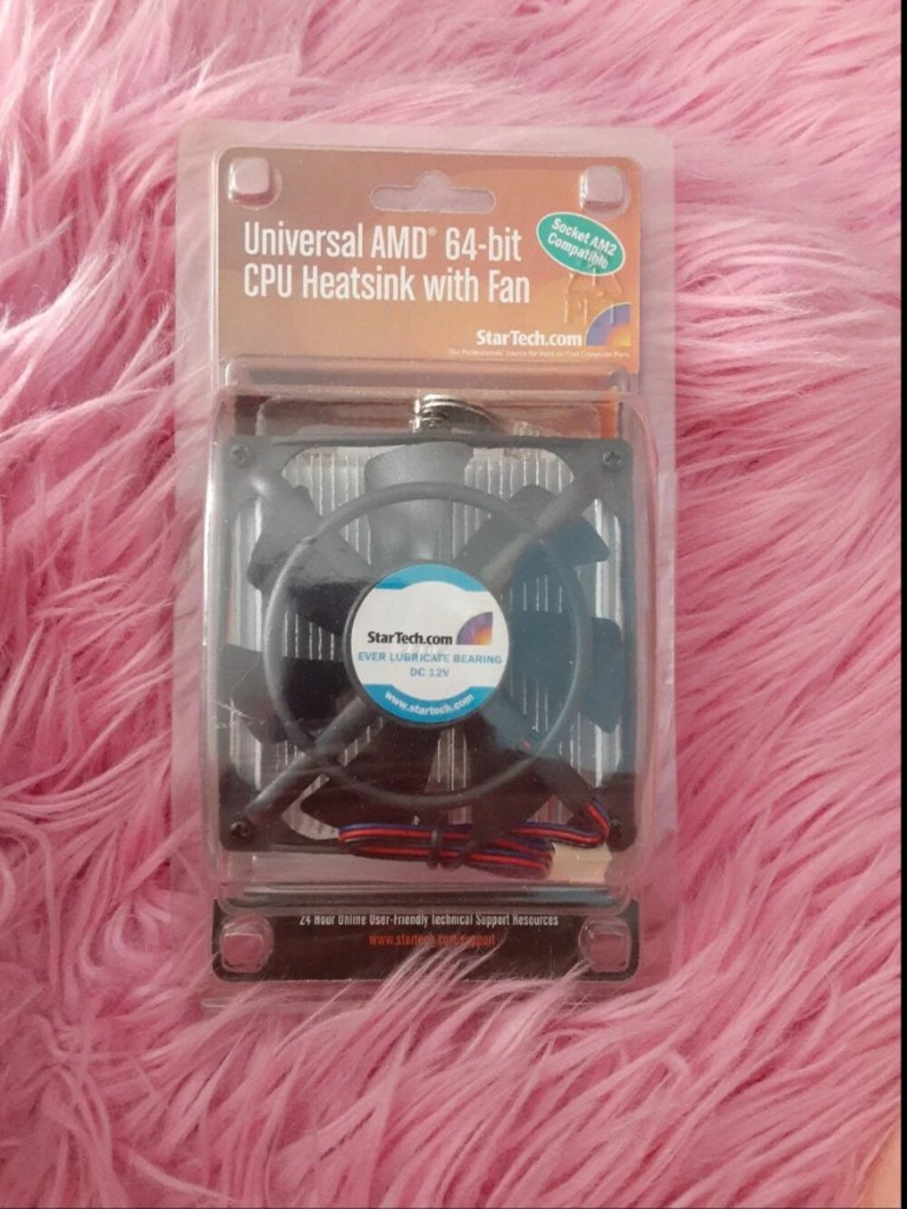 Universal AMD 64-bit CPU Heatsink with Fan Socket AM2 Compatible NOS
